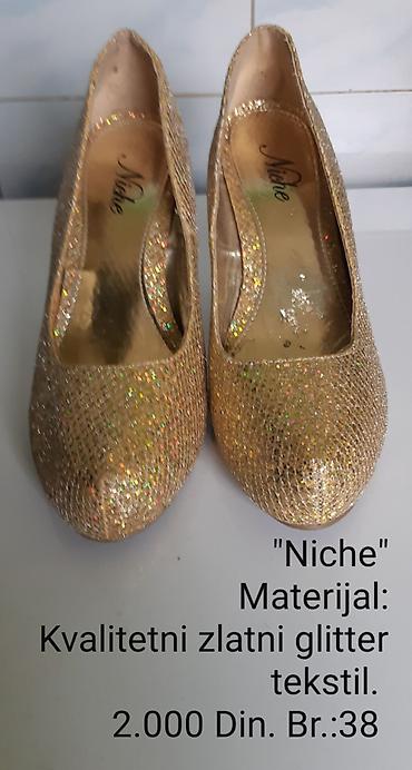 asos obuca: Niche salonke – elegantne zlatne štikle prekrivene kvalitetnim glitter — 6