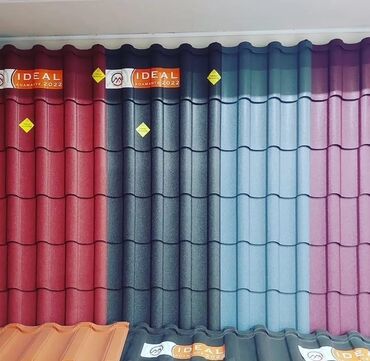 Çerepitsa: Metal dam örtükləri, rəng - Qırmızı, Pulsuz çatdırılma, Zəmanətli, Kredit yoxdur — 4