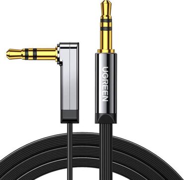 кабели и переходники для серверов lenovo: Аудио кабель Ugreen 3.5мм на 3.5мм Прямоугольный плоский позолоченный