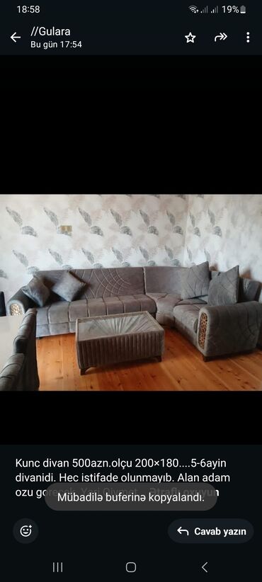 Dolablar: Künc divan