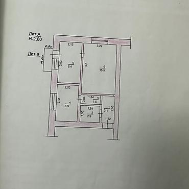 Продажа квартир: 2 комнаты, 40 м², 9 мкр Хрущевка, 3 этаж, Косметический ремонт — 2