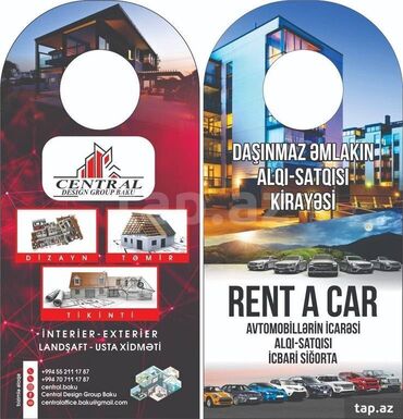 endirim reklamlari: Buklet, diklet, flayer, vizitka. Bütün çap-reklam məhsullarında