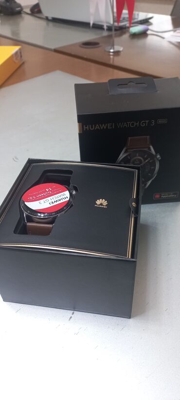 Новый, Смарт часы, Huawei, Уведомления, цвет - Черный