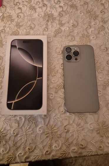 Apple iPhone: IPhone 16 Pro Max, 256 GB, Natural Titanium, Face ID -da lalafo.az — 3 Apple iPhone: IPhone 16 Pro Max, 256 GB, Natural Titanium, Face ID — 3