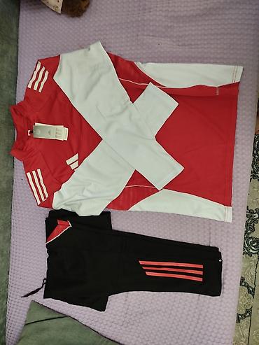 фирменные adidas: Спортивный костюм adidas (верх + брюки) - Комплект — 1
