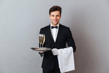 Əməkdaş axtarışı (vakansiyalar): Ofisiant tələb olunur, Restoran, Aylıq ödəniş, 18-29 yaş, 1-2 illik təcrübə