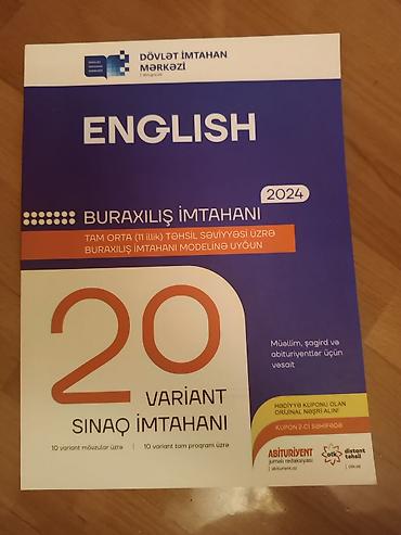 Testlər: Məhsul: Fizika, ingilis dili, informatika test topluları dəsti - — 7