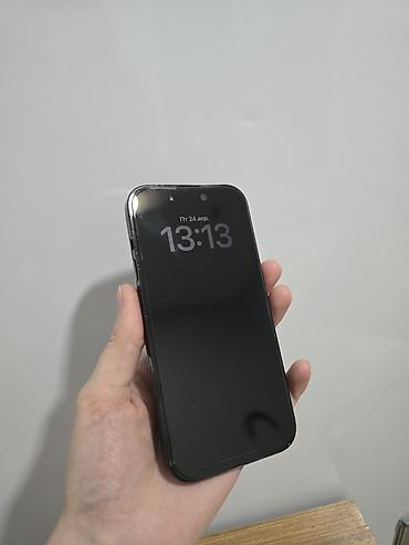 iphone 14 pro max silver: IPhone 14 Pro, 256 GB, Qara, Simsiz şarj — 1