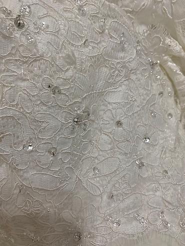 Свадебные платья: Свадебное платье, 2XL, Рукава прозрачные, С шубкой, Трансформер, Шифон, А-силуэт, Кружево, Стразы, Пайетки, Б/у — 11