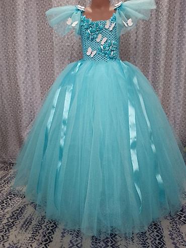 Платья: Детское платье, цвет - Белый, Новый — 32