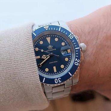 Ručni satovi: ADDIESDIVE AD2054 - 41mm - Plava - Rolex Submariner Homage ADDIESDIVE — 1