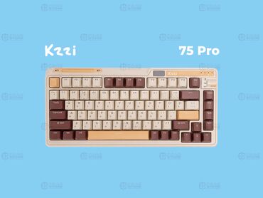 русская клавиатура на ноутбук наклейки: Клавиатура Kzzi 75 Pro Mousse (Switch Moment Linear) Kzzi 75 PRO -