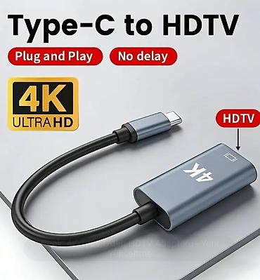 desler: Type c ve Hdmi girişli kabel Telefonda tvye qoşularaq donmadan oyunlar — 1
