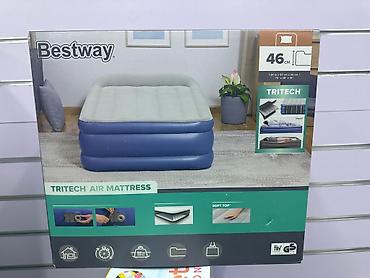 Матрасы: Надувной матрас Bestway Tritech Air Mattress - Высота: 46 см - — 1