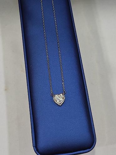 Серебряные колье: Серебряная Цепочка " Сердечка" Серебро 925 пробы Длина 45 -50см — 7