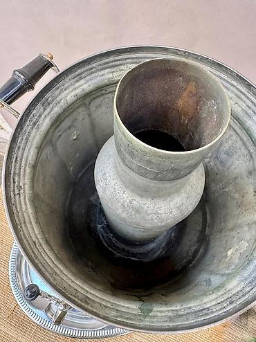 Samovarlar: İşlənmiş Od Samovar, 8 l, Ödənişli çatdırılma, Rayonlara çatdırılma — 4