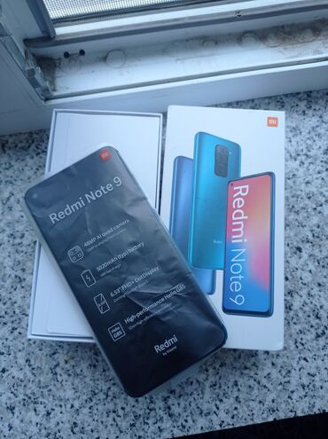 redmi 8 pro qiymeti: Xiaomi Redmi Note 9, 64 GB, rəng - Yaşıl, 
 Düyməli, Sensor, Barmaq izi