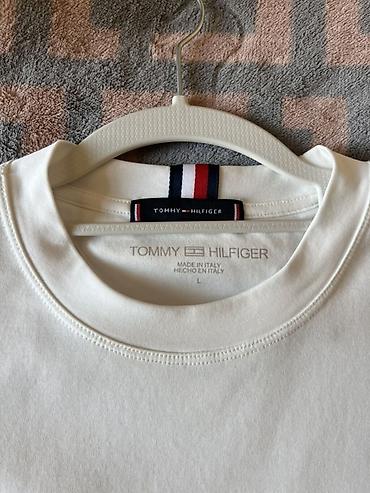 tommy helfiger: Мужская футболка, L, Tommy Hilfiger, Новый, цвет - Белый, Самовывоз, Платная доставка — 2