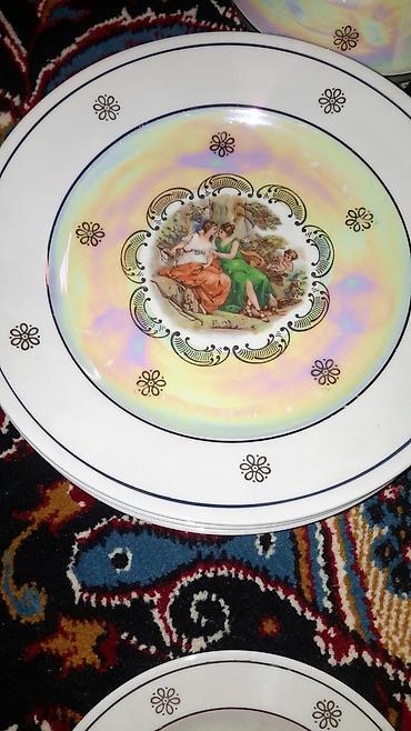 qedimi caydan: GDR Madonna çay dəsti, qədimi, yeni, 21 predmet, sovetdən qalıb — 7