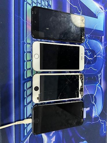 Другие мобильные телефоны: Лот: 4 смартфона для запчастей/восстановления айфон 6 и 8 раньше — 1