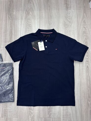 Другая мужская одежда: Tommy Hilfiger батники Оригинал, Вьетнам Размеры M, L Синий и белый