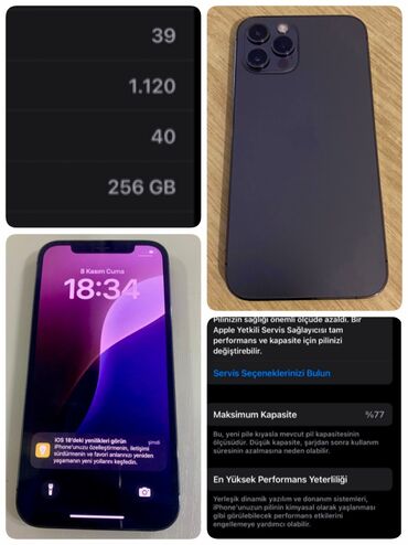 iphone 15 pro en ucuz: IPhone 12 Pro, Pacific Blue, Face ID