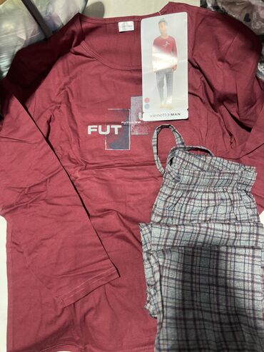 Домашние костюмы: Мужская пижама с шортами Со штанами С длинным и с коротким рукавом — 25