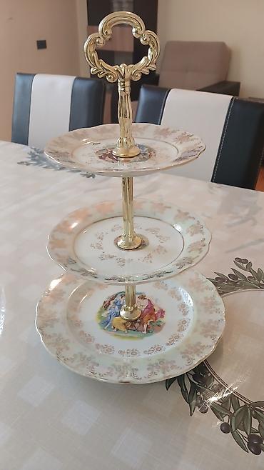 madonna boşqablar: Çay dəsti, rəng - Qızılı, Farfor, Madonna, 6 nəfərlik, Çexiya — 3