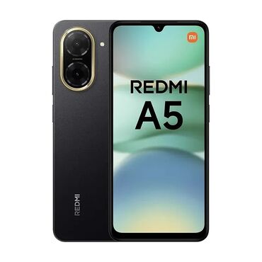 Ön və arxa görünüşü olan qara rəngli smartfon. Arxa tərəfində qızılı