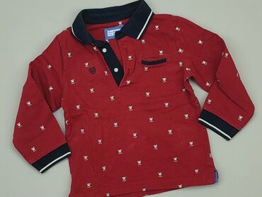 czerwone bluzki koronkowe: Bluzka, Mayoral, 1.5-2 lat, 86-92 cm, stan - Dobry