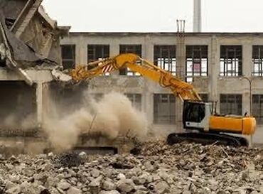 Демонтажные работы: Снос стен, Разбор полов, Снятие потолков | Крыша из шифера, Металлочерепичная кровля, Мягкая кровля 3-5 лет опыта