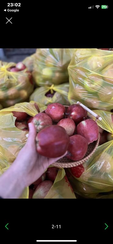 Другие ягоды: С Таласской области яблоки
Крепсон/сладкое и кисло/
сладкое🍎