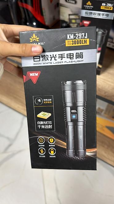 ночной прожектор: Карманный фонарь MALIKE KM-297J - Тип: Zoom White Laser Flashlight — 1