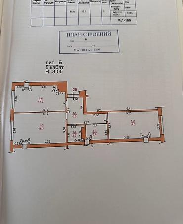 2 bedroom: 2 комнаты, 56 м², Аламедин-1 мкр 5 этаж, Дизайнерский ремонт — 3