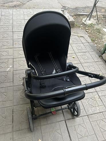 джой коляска: Детская прогулочная коляска INING BABY (черная) - Просторное сиденье — 1