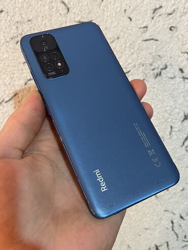 редми нот 11 про ош: Redmi, Redmi Note 11, Колдонулган, 64 ГБ, түсү - Көк, 2 SIM