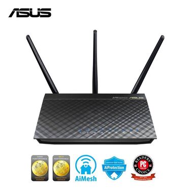 islenmis wifi modem: ASUS RT-AC66U B1 AC1750 Wireless Dual-Band Gigabit Wi-Fi AIMesh