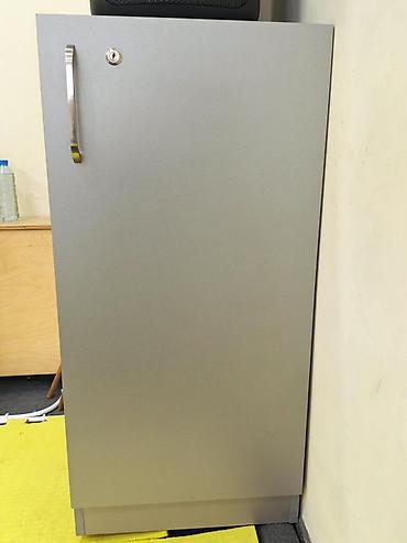 resepsn stolu: Ofis resepsiyon/iş masası – boz rəng - Material: laminat/LDSP tipli — 3