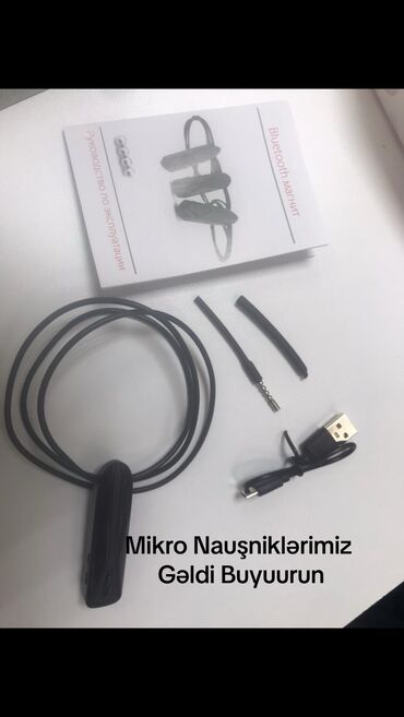 Qulaqcıqlar: Yeni Simsiz (Bluetooth) Qulaqcıqlar, Nomi, rəng - Qara