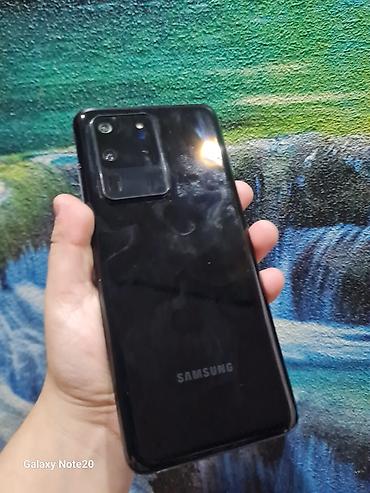 105 7 серия: Samsung Galaxy S20 Ultra, Б/у, 256 ГБ, цвет - Черный, eSIM, 2 SIM — 1
