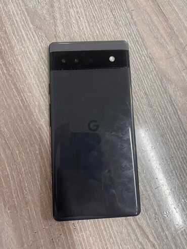 бу телефон кара балта: Google Pixel 6A, Б/у, 128 ГБ, цвет - Черный, 1 SIM
