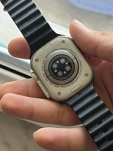 watch 8 ultra: Smart saat – Ultra üslubunda, 49 mm korpus Xüsusiyyətlər: - Korpus — 3