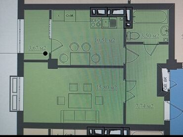 суточная квартира политех: 1 комната, 413 м², 10 этаж, ПСО (под самоотделку)