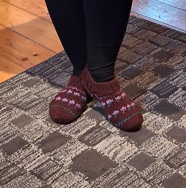 Kolqotkalar, corablar: Məhsul: Əl işı yun corab-ev tapıqları (qısa boğaz) - Material: qalın — 1