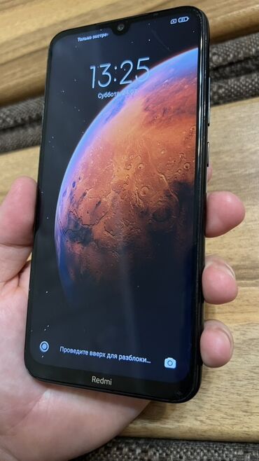 купить телефон redmi note 7: Redmi, Redmi Note 8, Колдонулган, 64 ГБ, түсү - Кара, 2 SIM