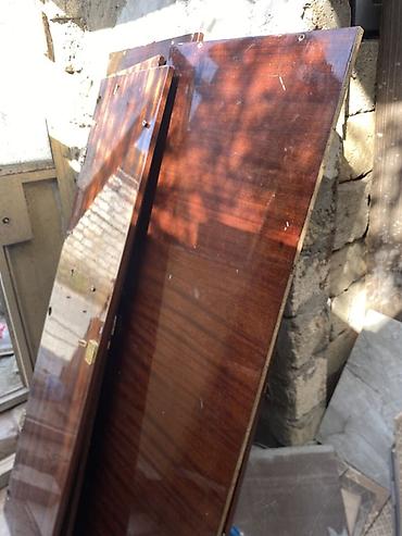 Taxta dolab qapıları və detallar - Material: laklı taxta/şpon (tünd lalafo.az -da Taxta dolab qapıları və detallar - Material: laklı taxta/şpon (tünd