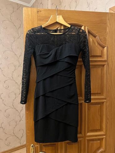 женское платье: Вечернее платье, Коктейльное, С рукавами, S (EU 36)