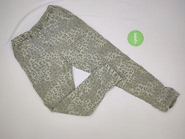 leopard jeans: Spodnie materiałowe damskie, rozmiar XL — 2