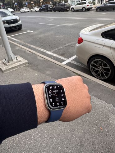 fly синий телефон: Смарт часы, Apple, Аnti-lost, цвет - Серебристый at lalafo.az fly синий телефон: Смарт часы, Apple, Аnti-lost, цвет - Серебристый