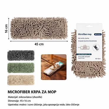 KMT Glava mopa od šenila 3213691 Mekana i gustа glava mopa od